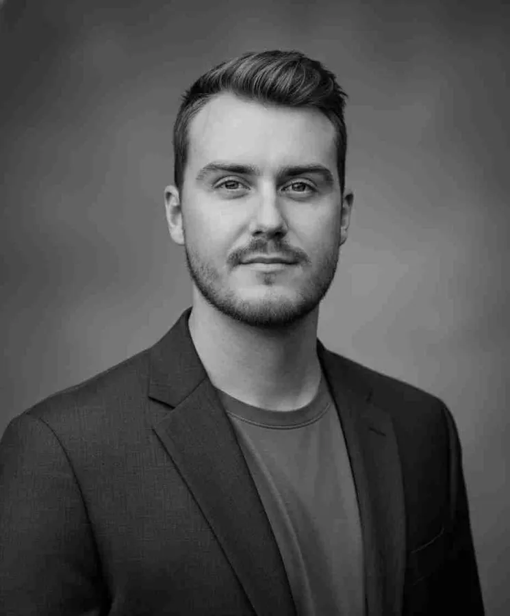 Studio portrait of Dane Shambrook